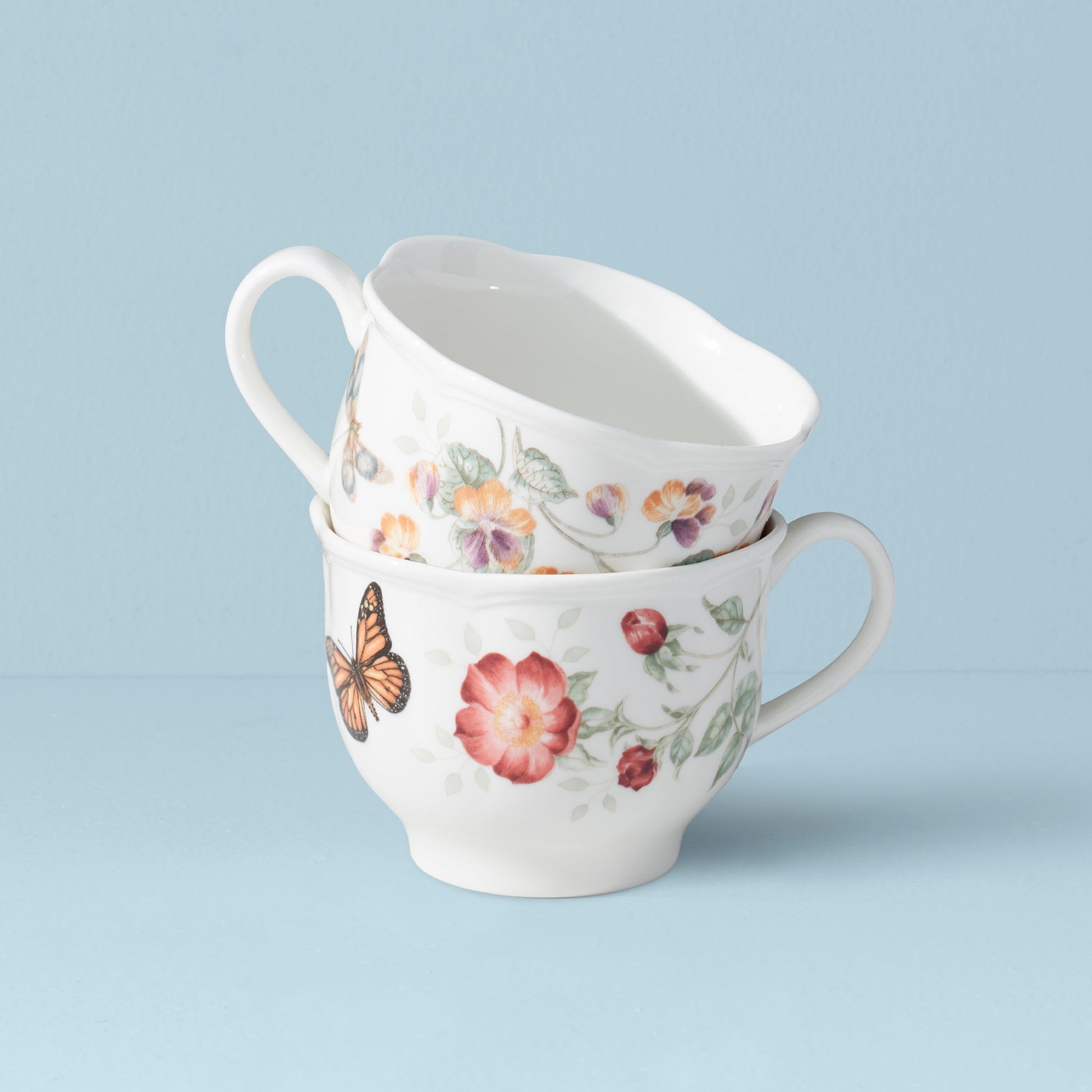 Butterfly Meadow Latte Mugs, Set of 2