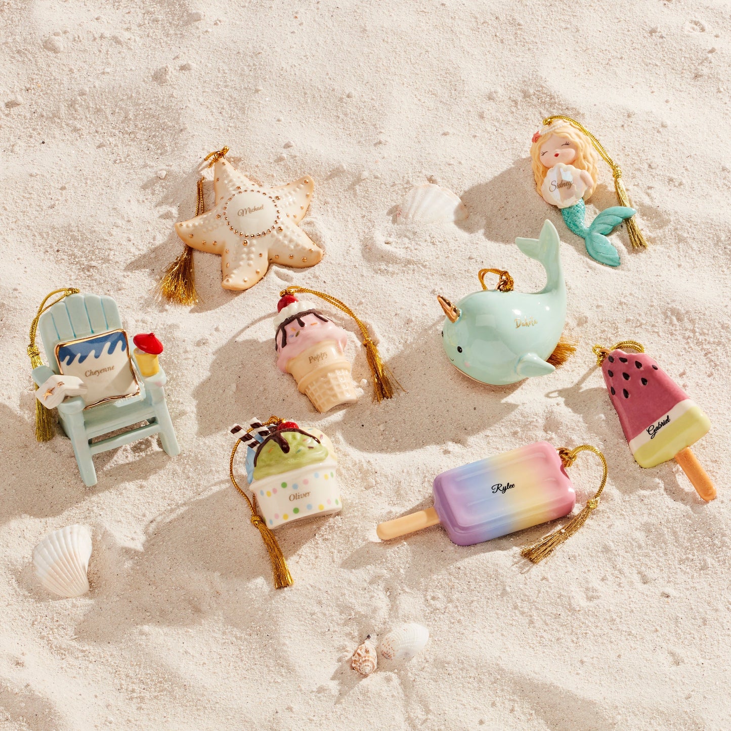 Personalized Starfish Ornament