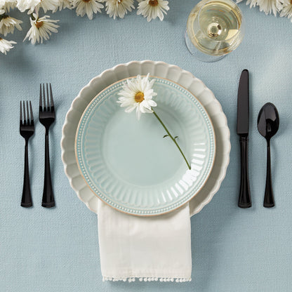 Portola Black Mirror 20-Piece Flatware Set