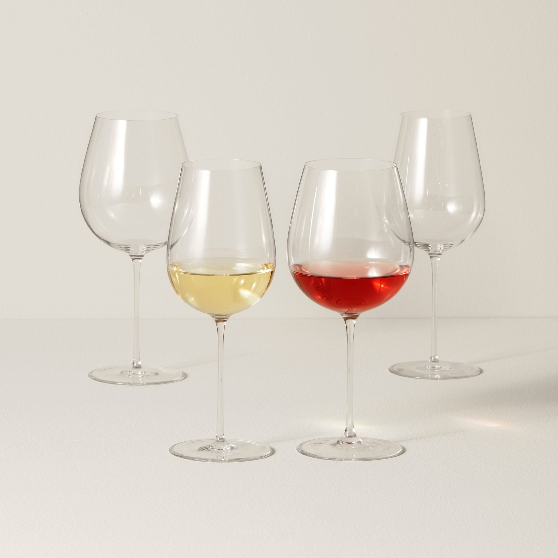 Tuscany Signature Series Warm & Cool Region Wine Glasses, Set of 2