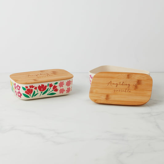 Floral Fields 2-Piece Container Set
