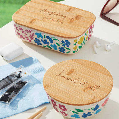 Floral Fields 2-Piece Container Set