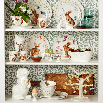 Butterfly Meadow Bunny 16-Piece Dinnerware Set