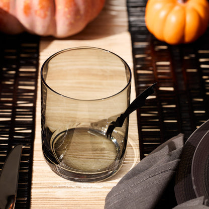 Tuscany Classics Stackable Smoke Tall Glasses, Set of 4