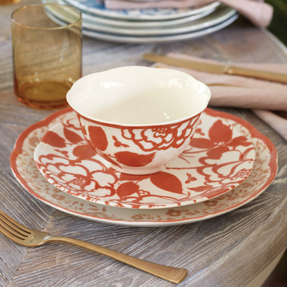 Butterfly Meadow Cottage Saffron Rice Bowls, Set of 4