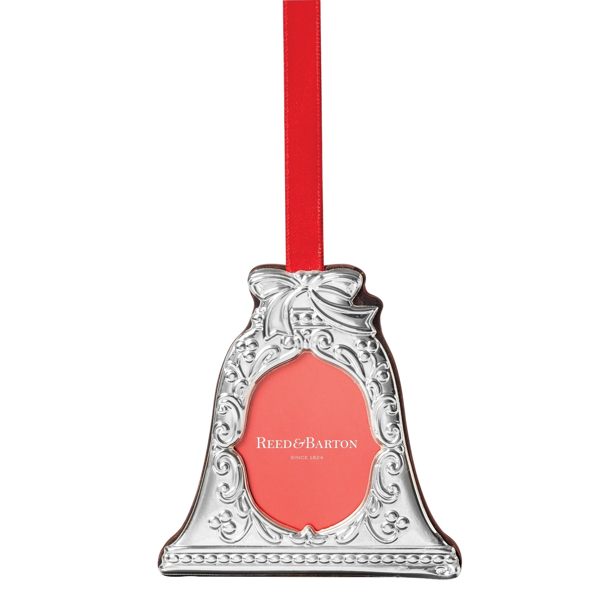 Bell Figural Photo Frame Sterling Ornament