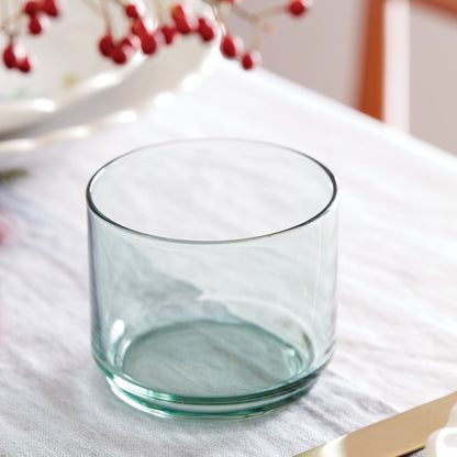 Tuscany Classics Stackable Green Short Glasses, Set of 4