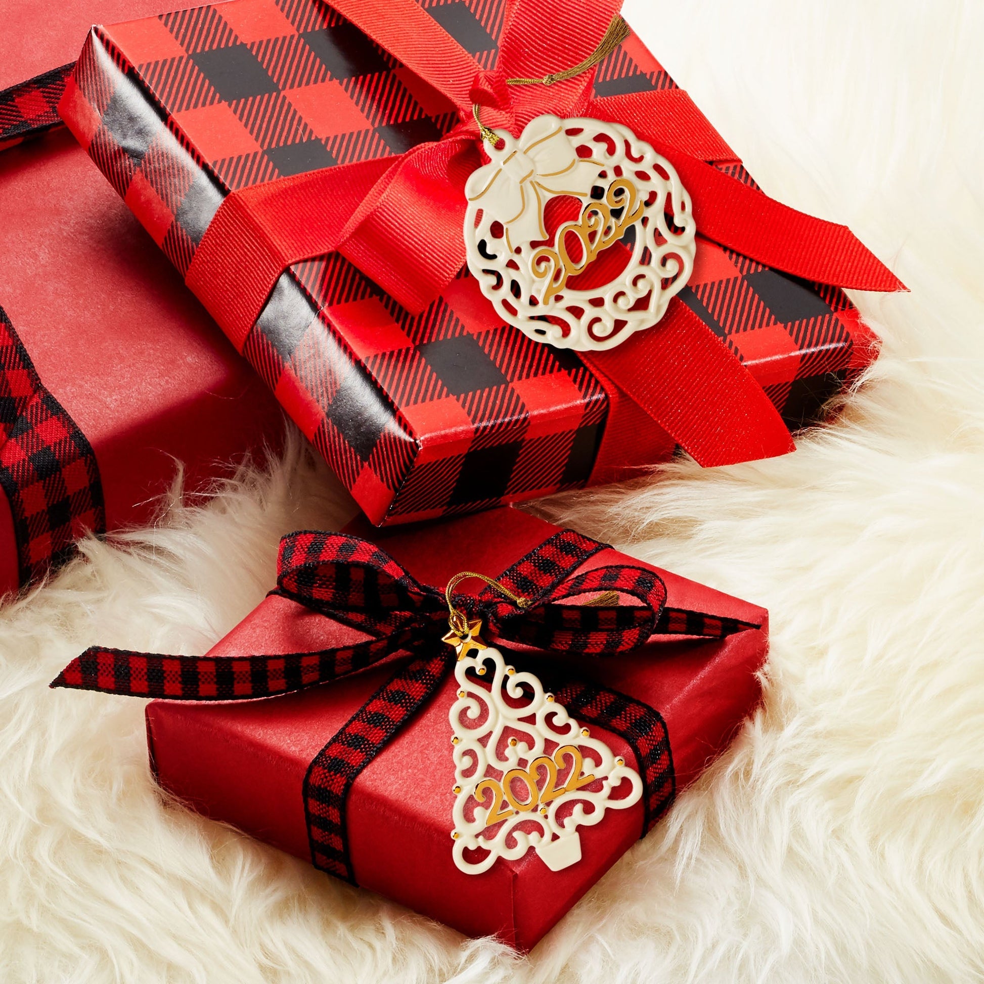 2022 Wreath & Tree 2-Piece Ornament Set