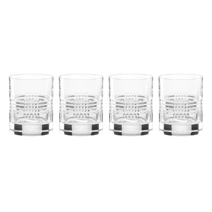 Sloane Crystal Double Old-Fashioned Glasses, Set of 4