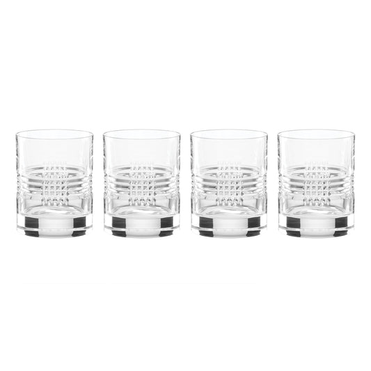 Sloane Crystal Double Old-Fashioned Glasses, Set of 4