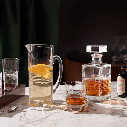 Sloane Crystal Double Old-Fashioned Glasses, Set of 4