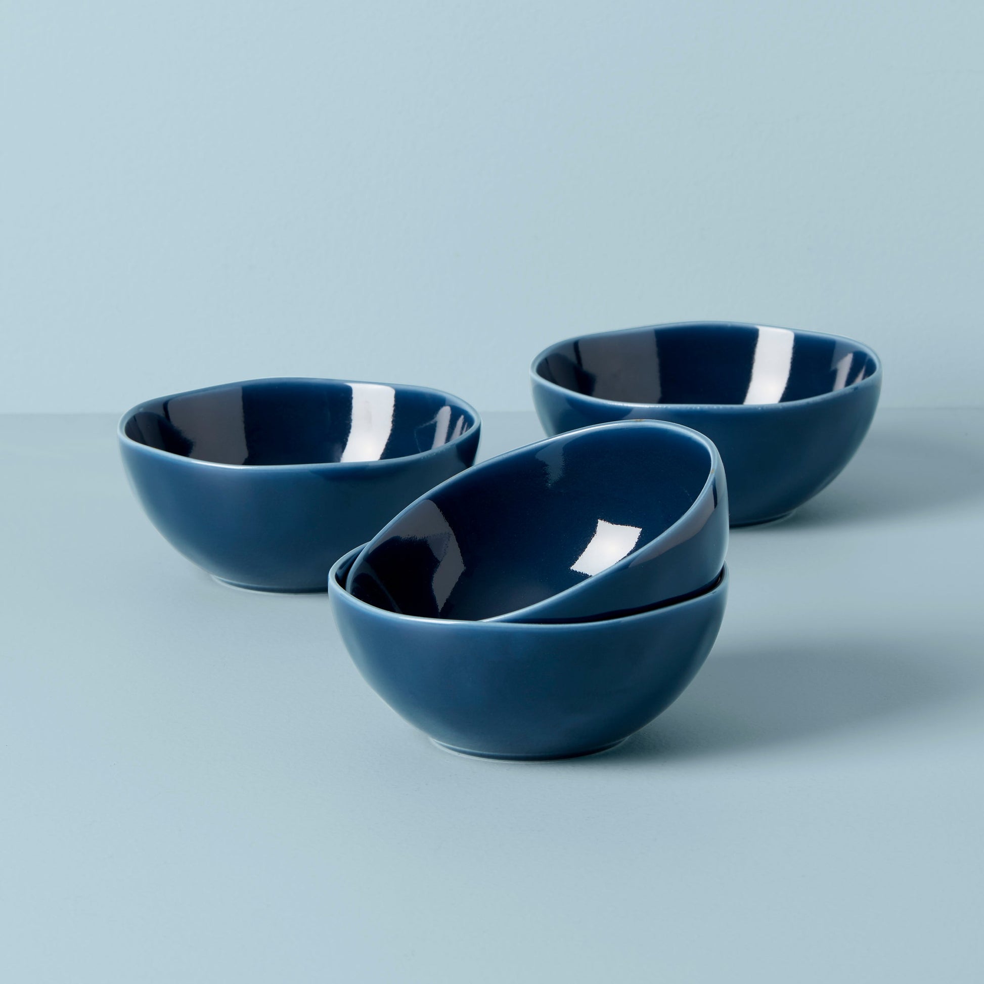 Bay Colors Blue All-Purpose Bowls, Set of 4