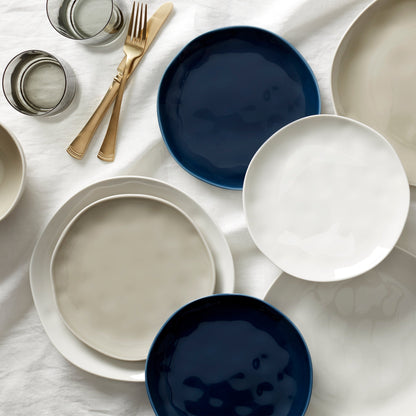Bay Colors Blue Dinner Plates, Set of 4