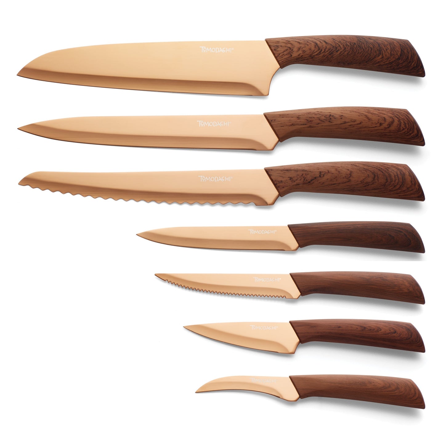 Raintree Copper 13-Piece Cutlery Block Set