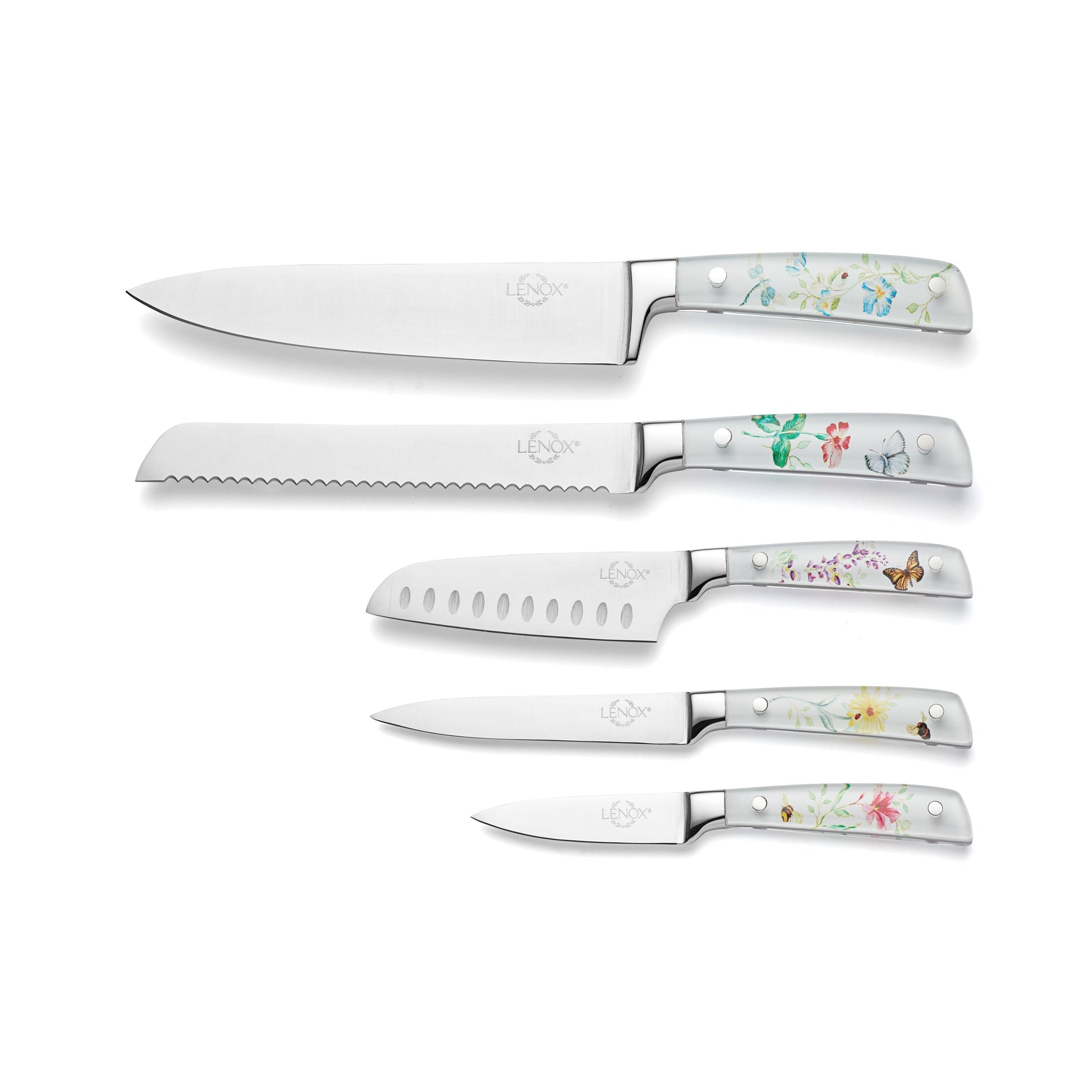 Butterfly Meadow 6-Piece Cutlery Block Set