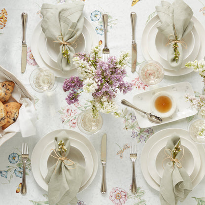 Bay Colors White 12-Piece Dinnerware Set
