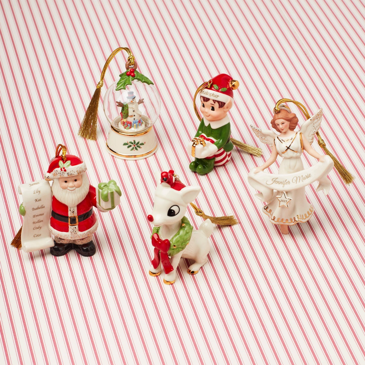 Personalized Naughty & Nice Ornament
