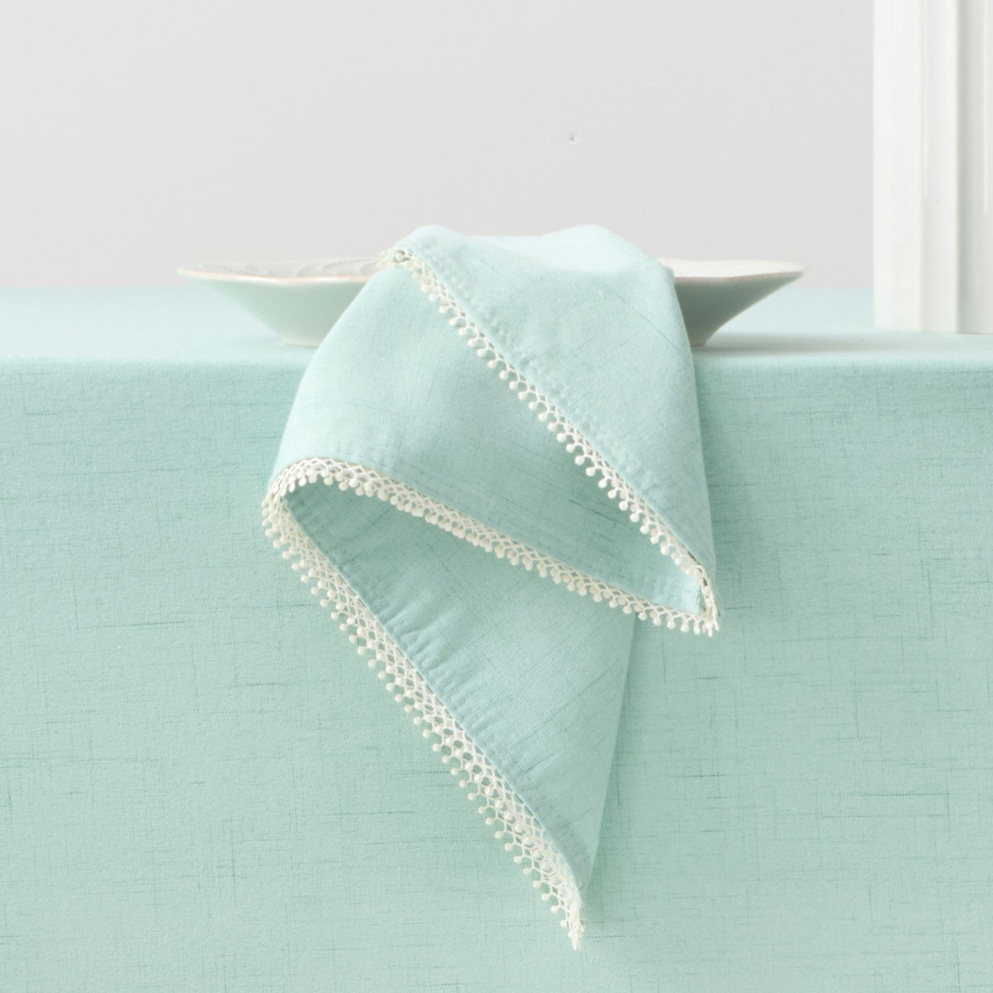French Perle Ice Blue Napkin, Set of 2