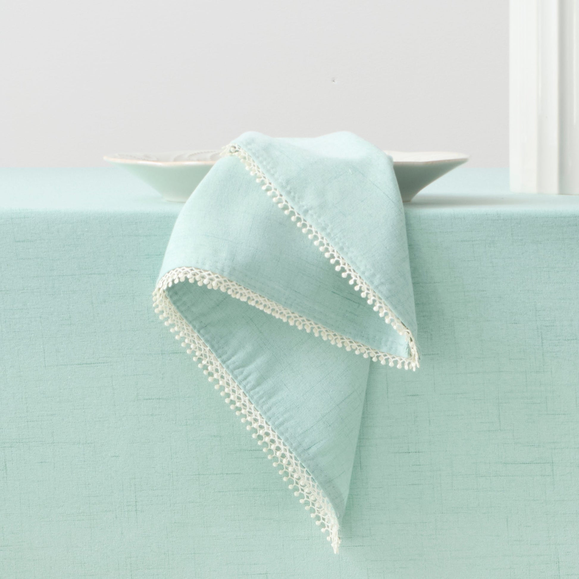 French Perle Ice Blue Napkin, Set of 2
