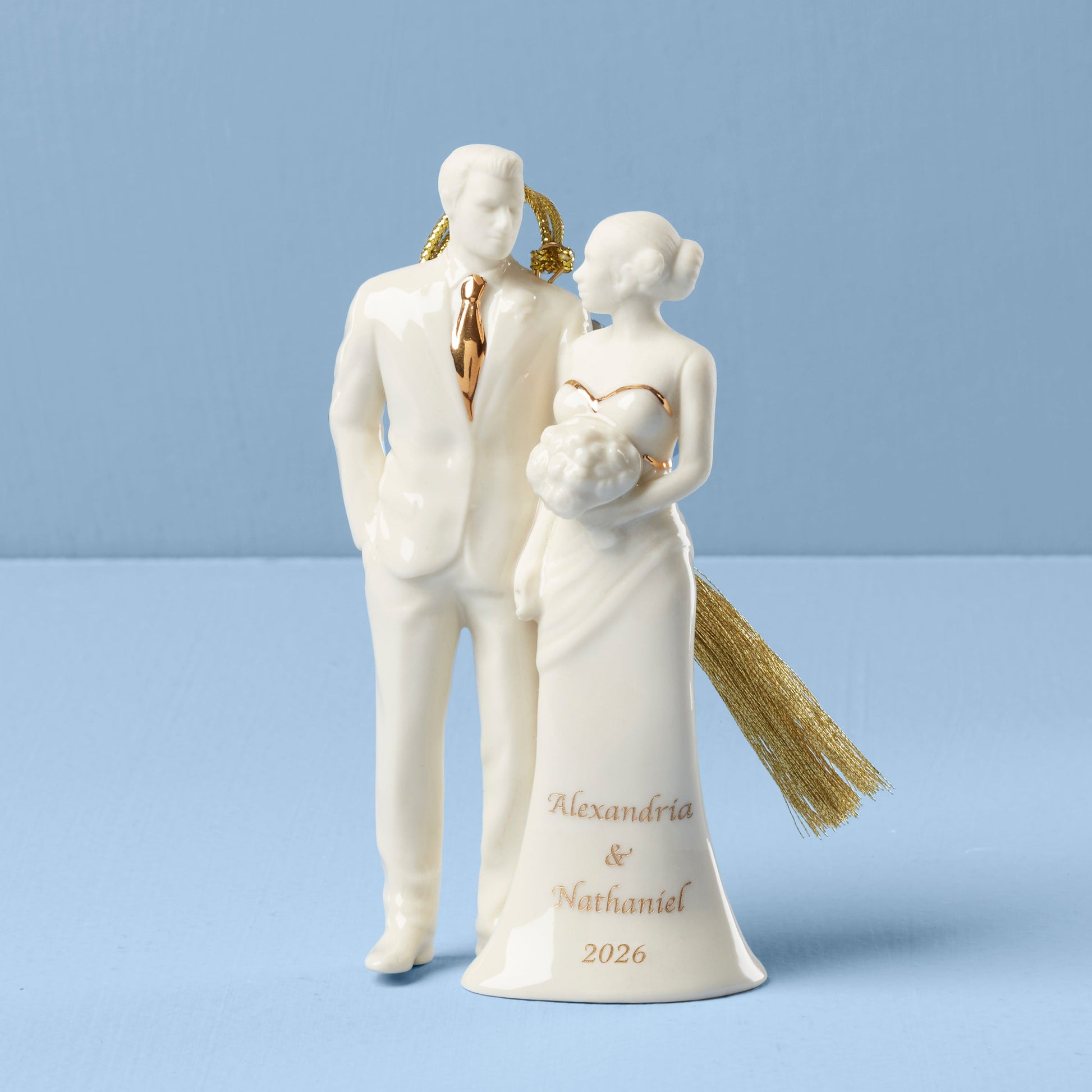 Personalized Bride & Groom Ornament