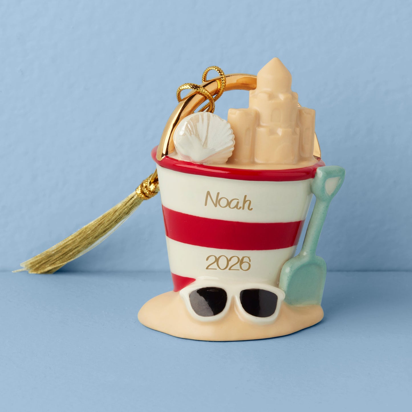 Personalized Beach Pail Ornament