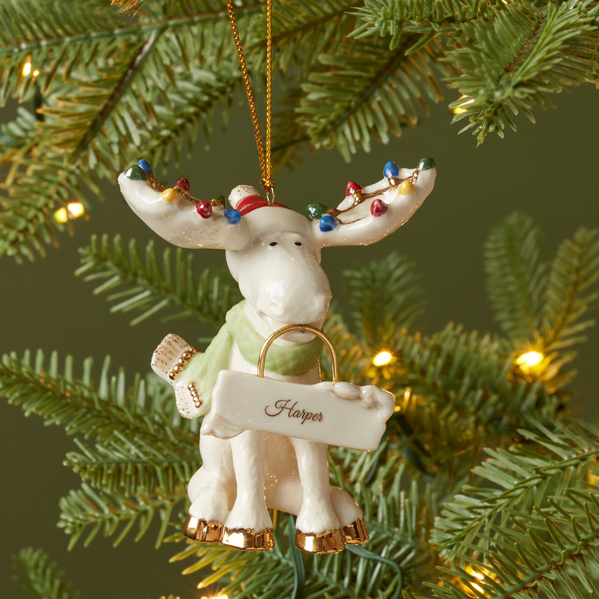 Personalized Marcel The Moose Ornament