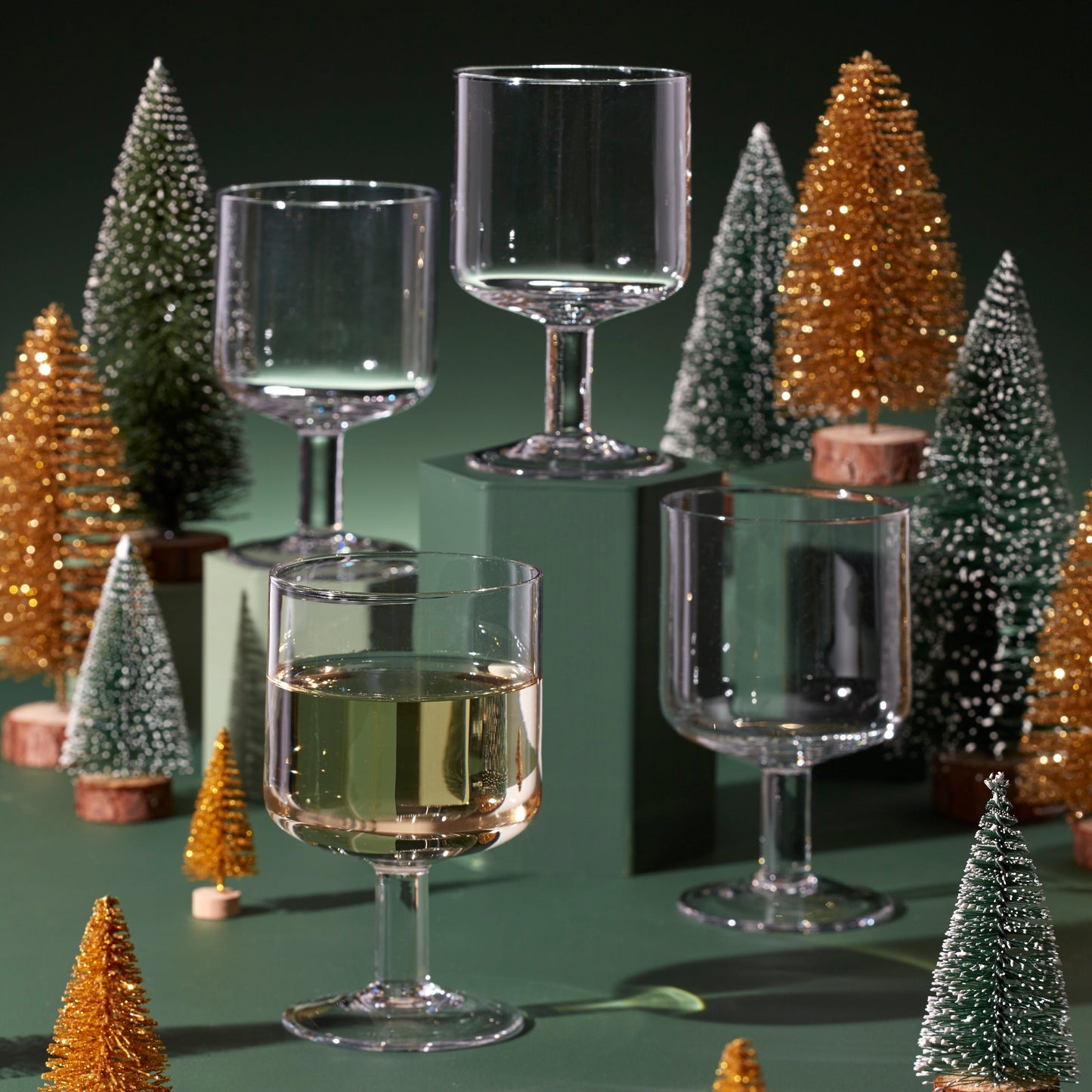 Tuscany Classics Stackable Wine Glasses, Set of 4