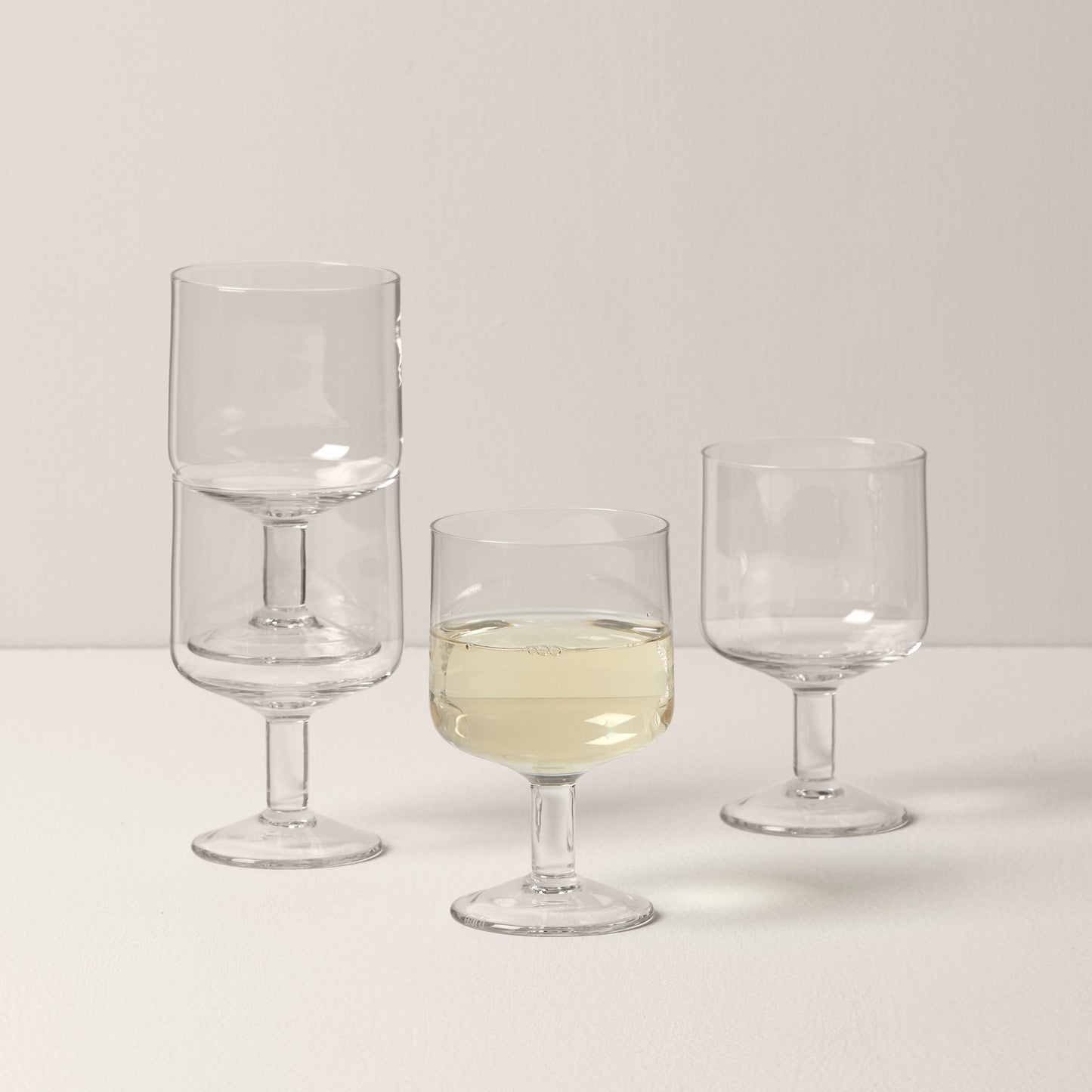 Tuscany Classics Stackable Wine Glasses, Set of 4