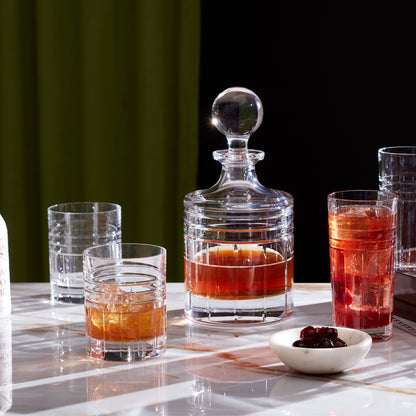 Tempo Crystal 5-Piece Whiskey Set