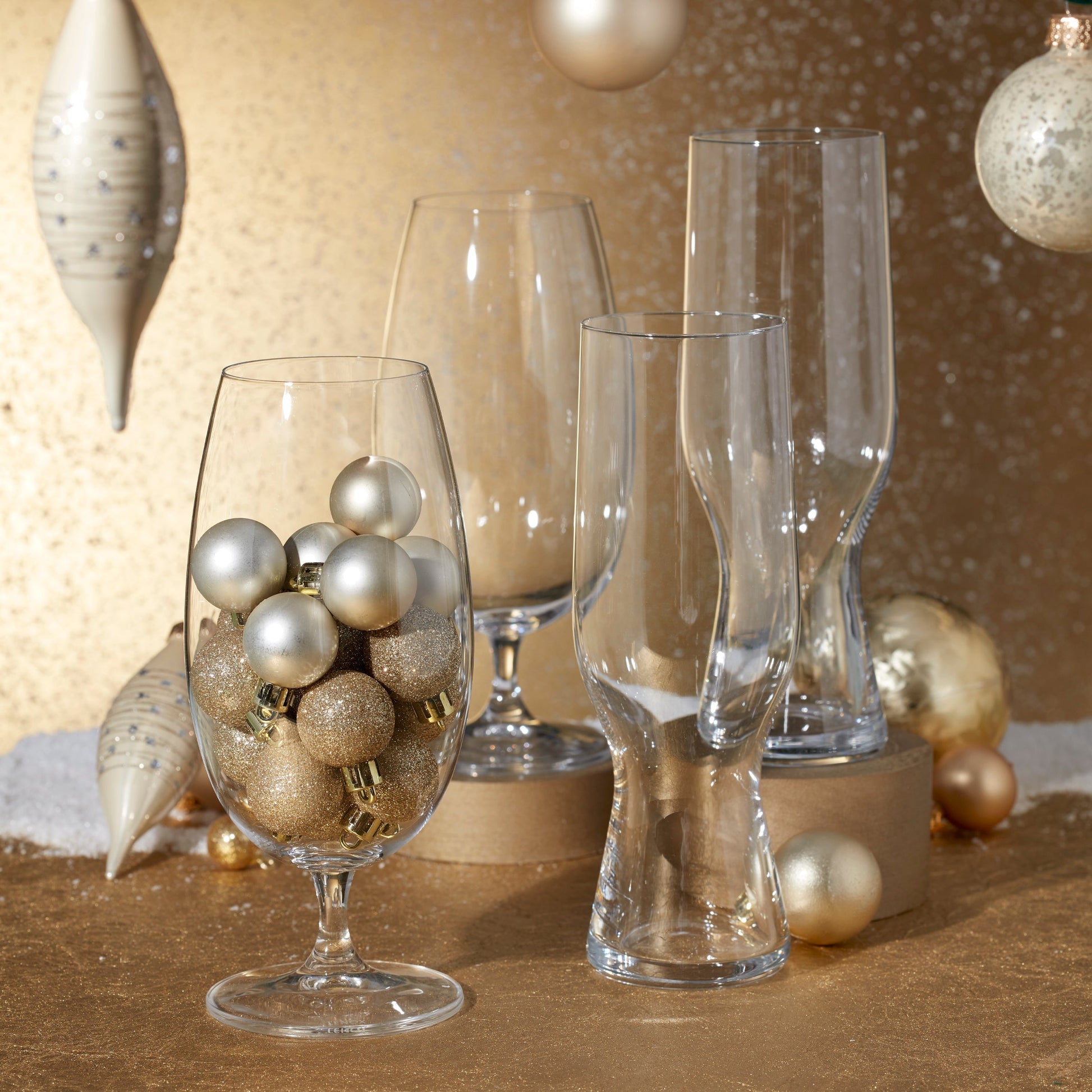 Tuscany Classics Assorted Beer Glasses, Set of 4