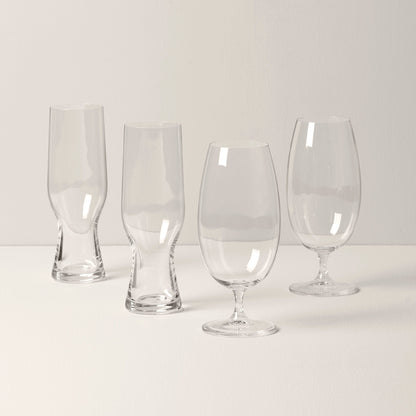 Tuscany Classics Assorted Beer Glasses, Set of 4