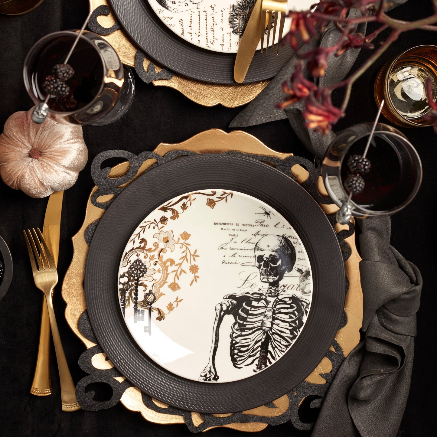Portola Gold Satin 20-Piece Flatware Set