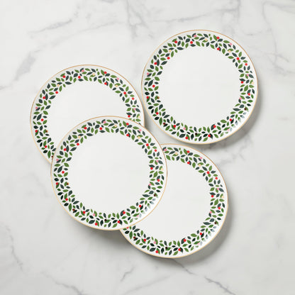 Evergreen Dinner Plates, Set of 4
