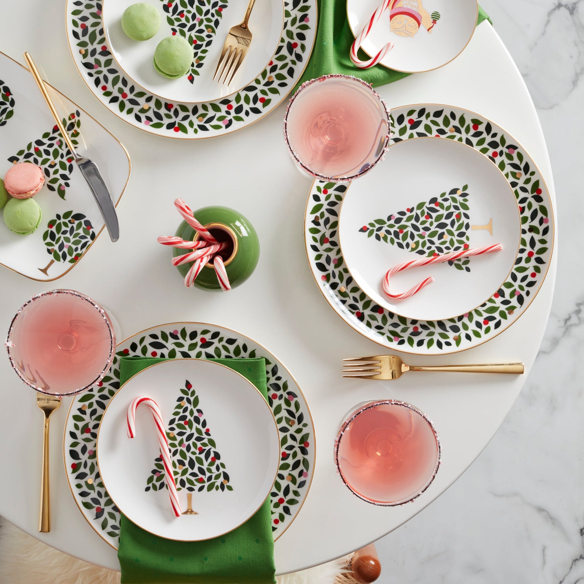Evergreen Dinner Plates, Set of 4