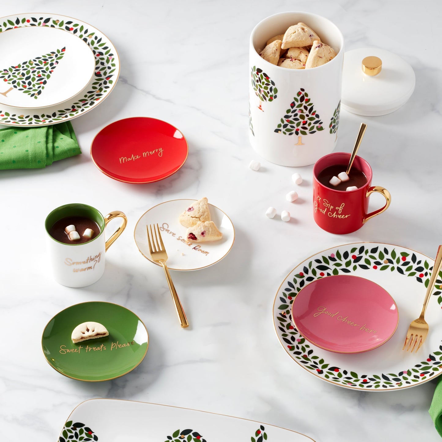 Evergreen 12-Piece Dinnerware Set