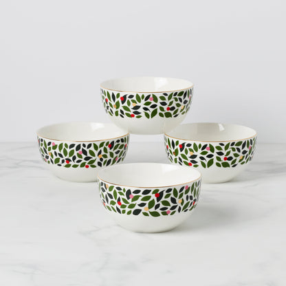 Evergreen Cereal Bowls, Set of 4