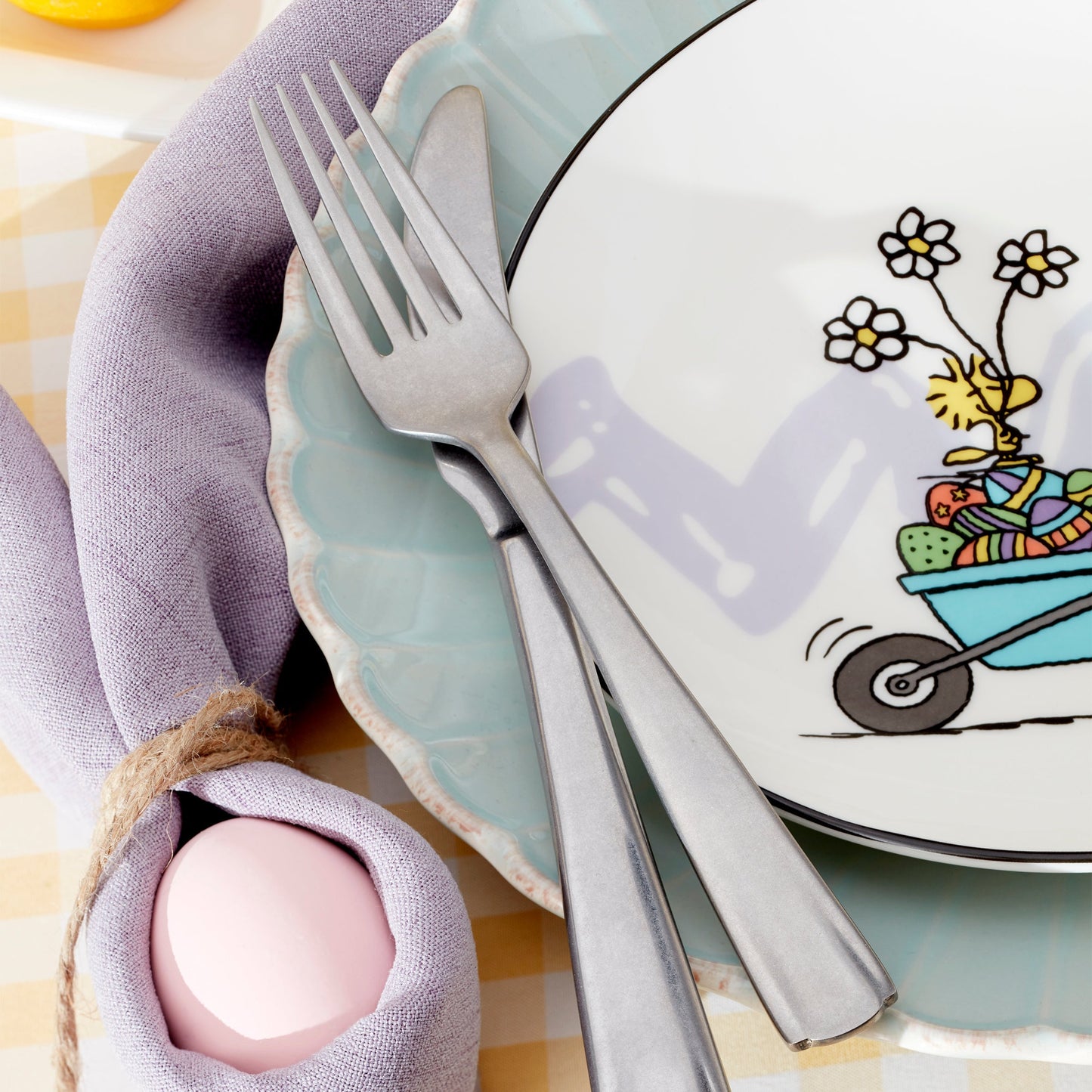 Snoopy Easter Accent Plates, Set of 4