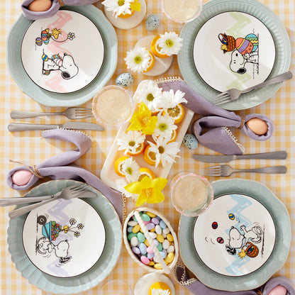 Snoopy Easter Accent Plates, Set of 4
