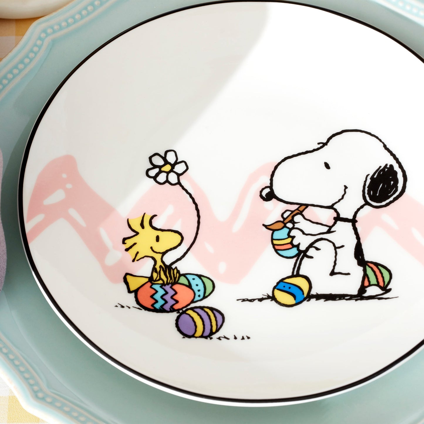 Snoopy Easter Accent Plates, Set of 4