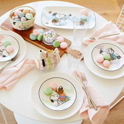 Snoopy Easter Accent Plates, Set of 4