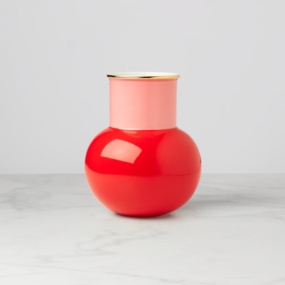 Make It Pop Warm Red Bouquet Vase