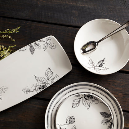 Sketchbook 12-Piece Dinnerware Set