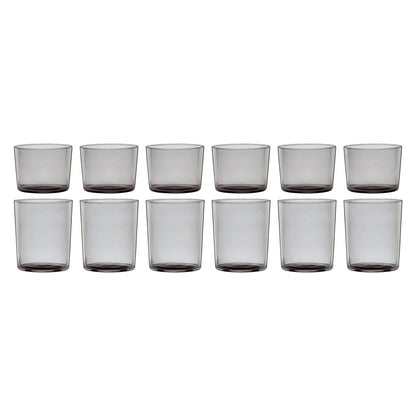 Stackables Smoke Short & Tall Glasses 12-Piece Set