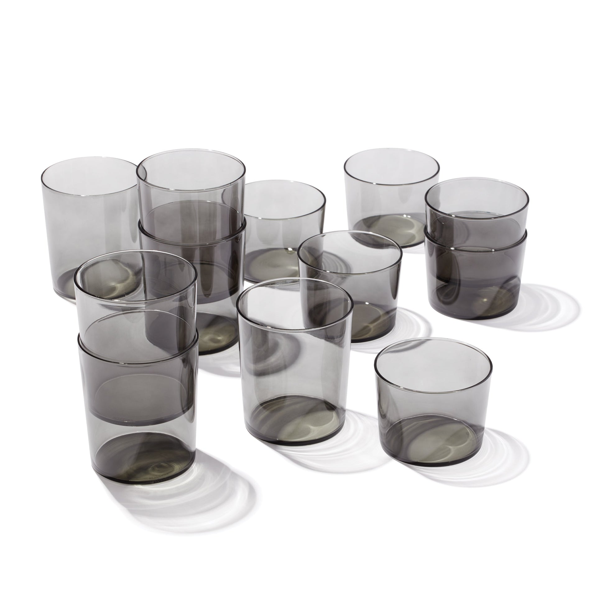 Stackables Smoke Short & Tall Glasses 12-Piece Set