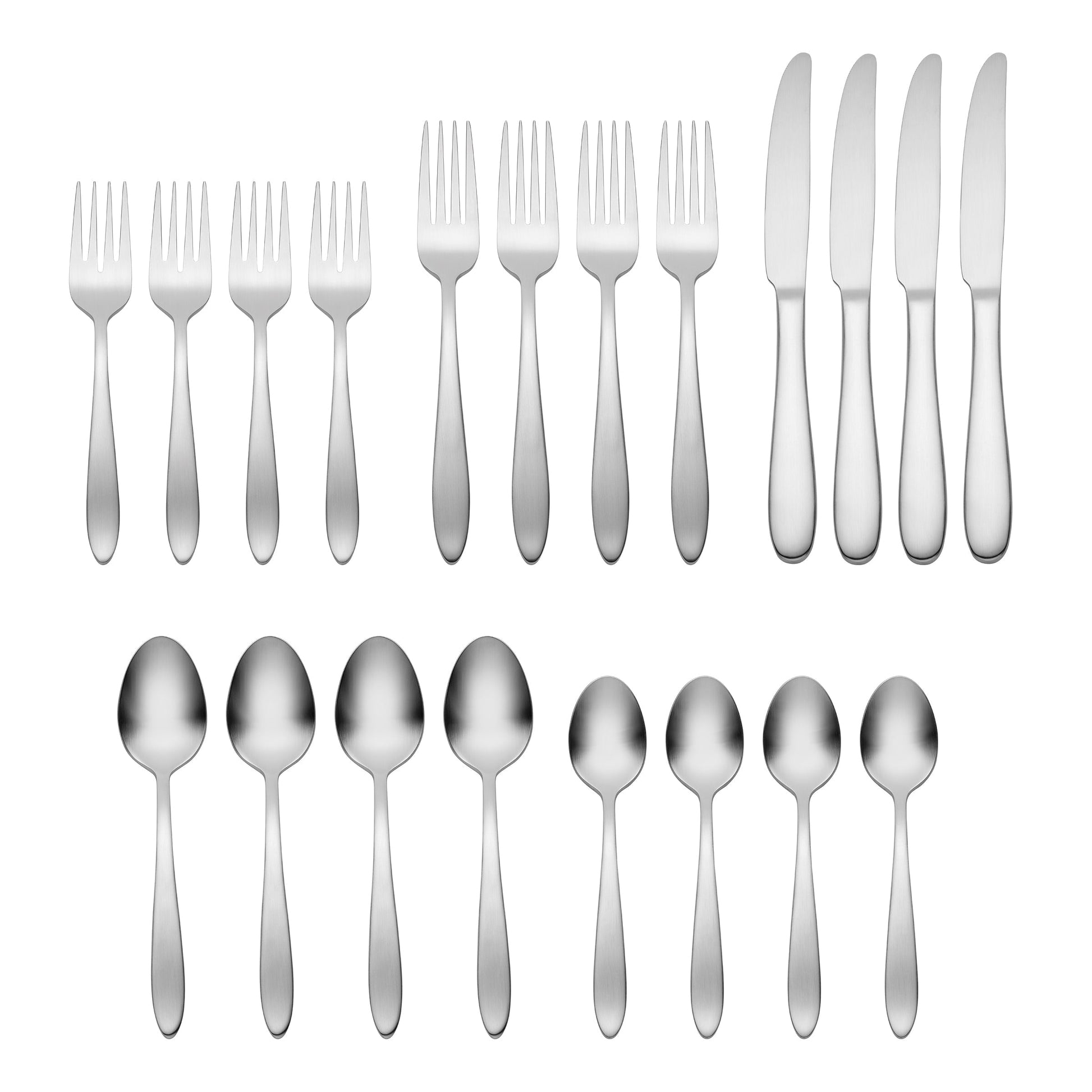 Mooncrest Satin 20-Piece Flatware Set