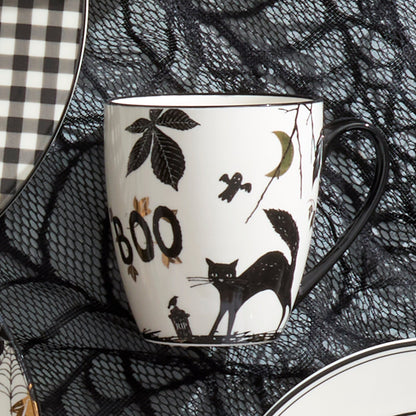 Haunted Halloween Mugs, Set of 4