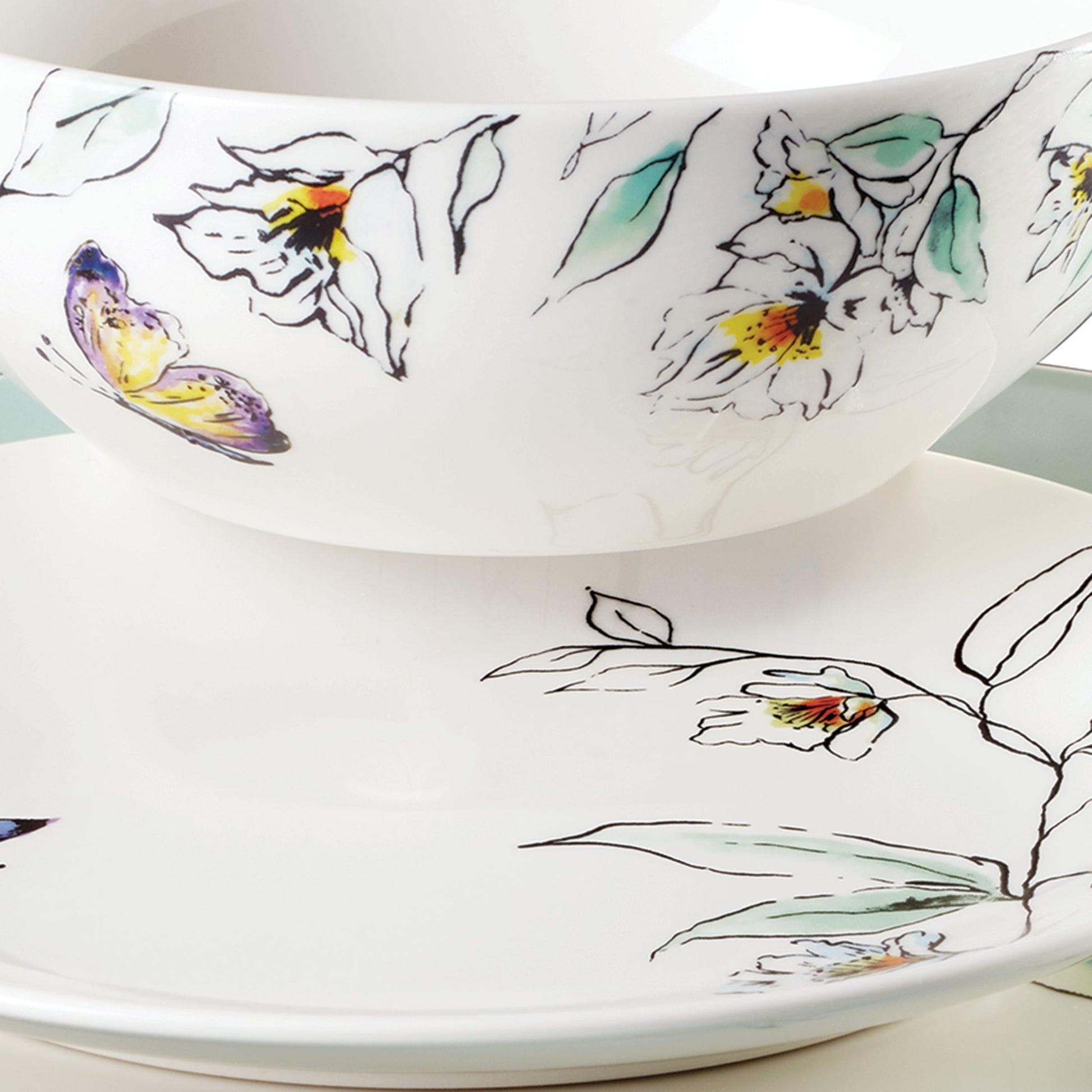 Botanica 12-Piece Dinnerware Set