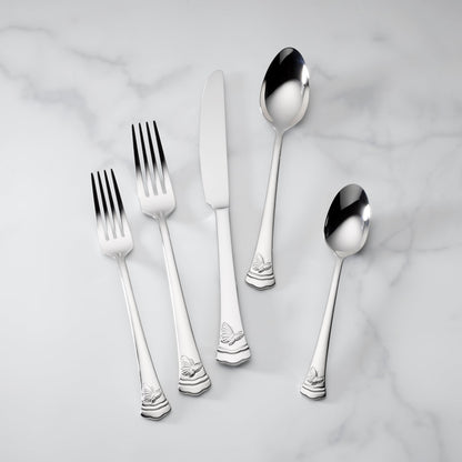 Butterfly Meadow II 65-Piece Flatware Set
