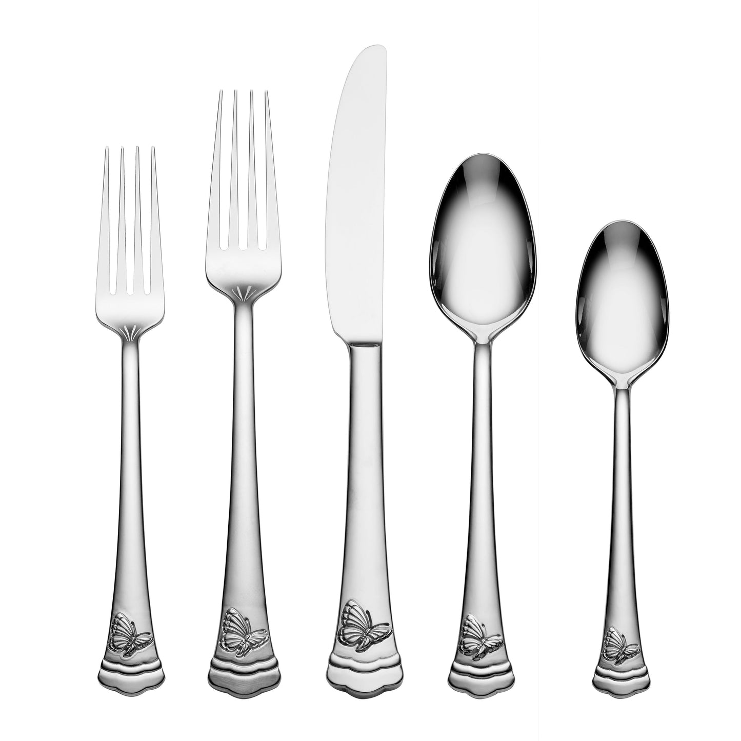 Butterfly Meadow II 65-Piece Flatware Set