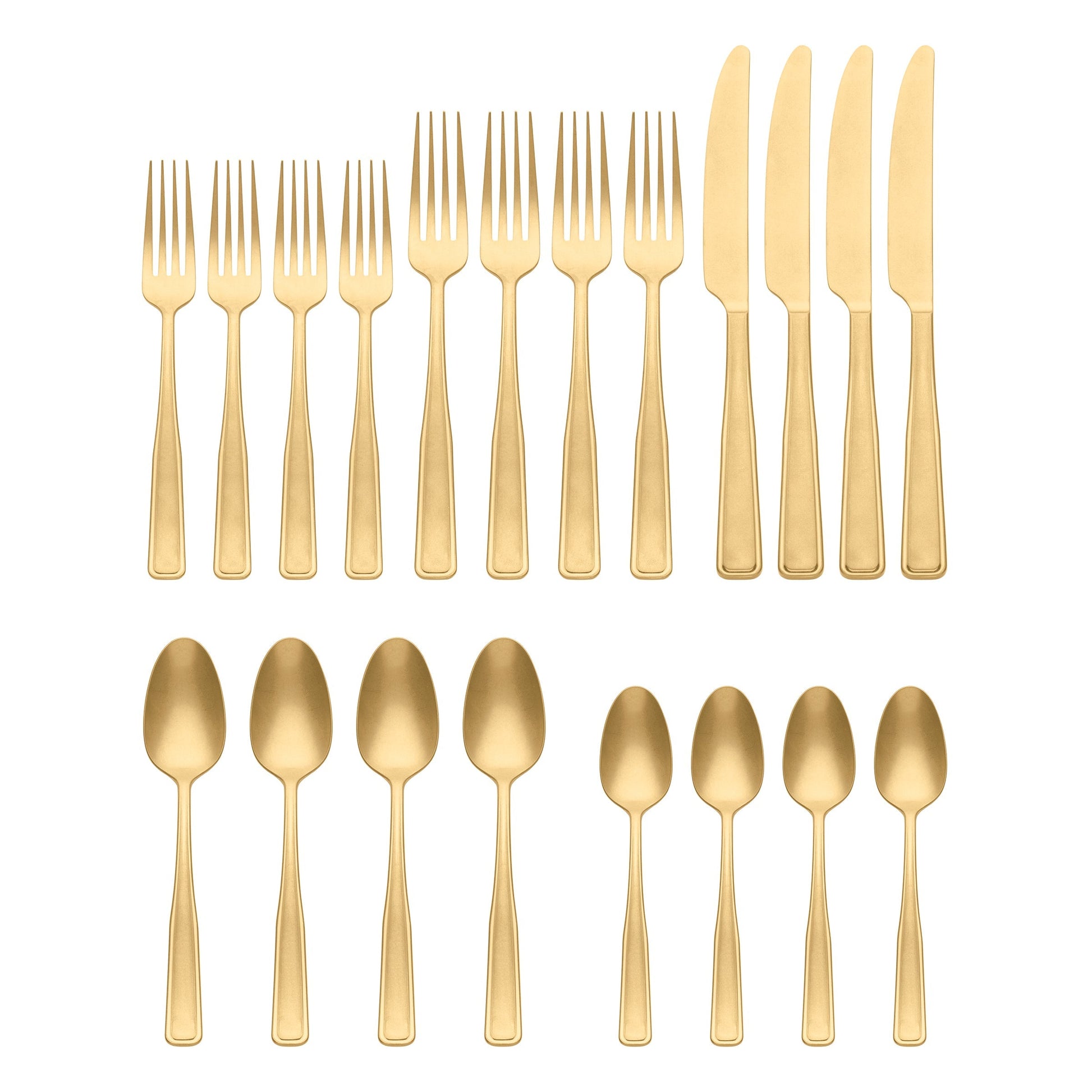 Reid Champagne Vintage 20-Piece Flatware Set